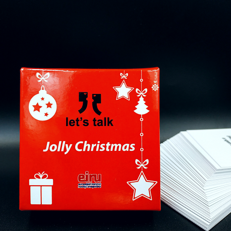 Karty Konwersacyjne - Let's talk mini - JOLLY CHRISTMAS