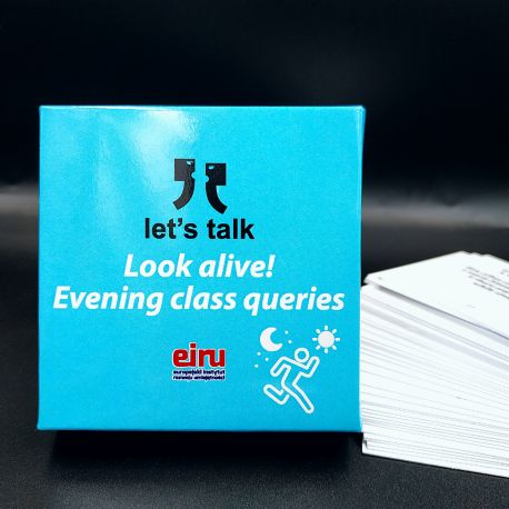 Conversation Cards - Let's talk mini - Look alive! evening class queries