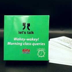 Karty Konwersacyjne - Let's talk mini - Wakey-wakey! Morning class queries