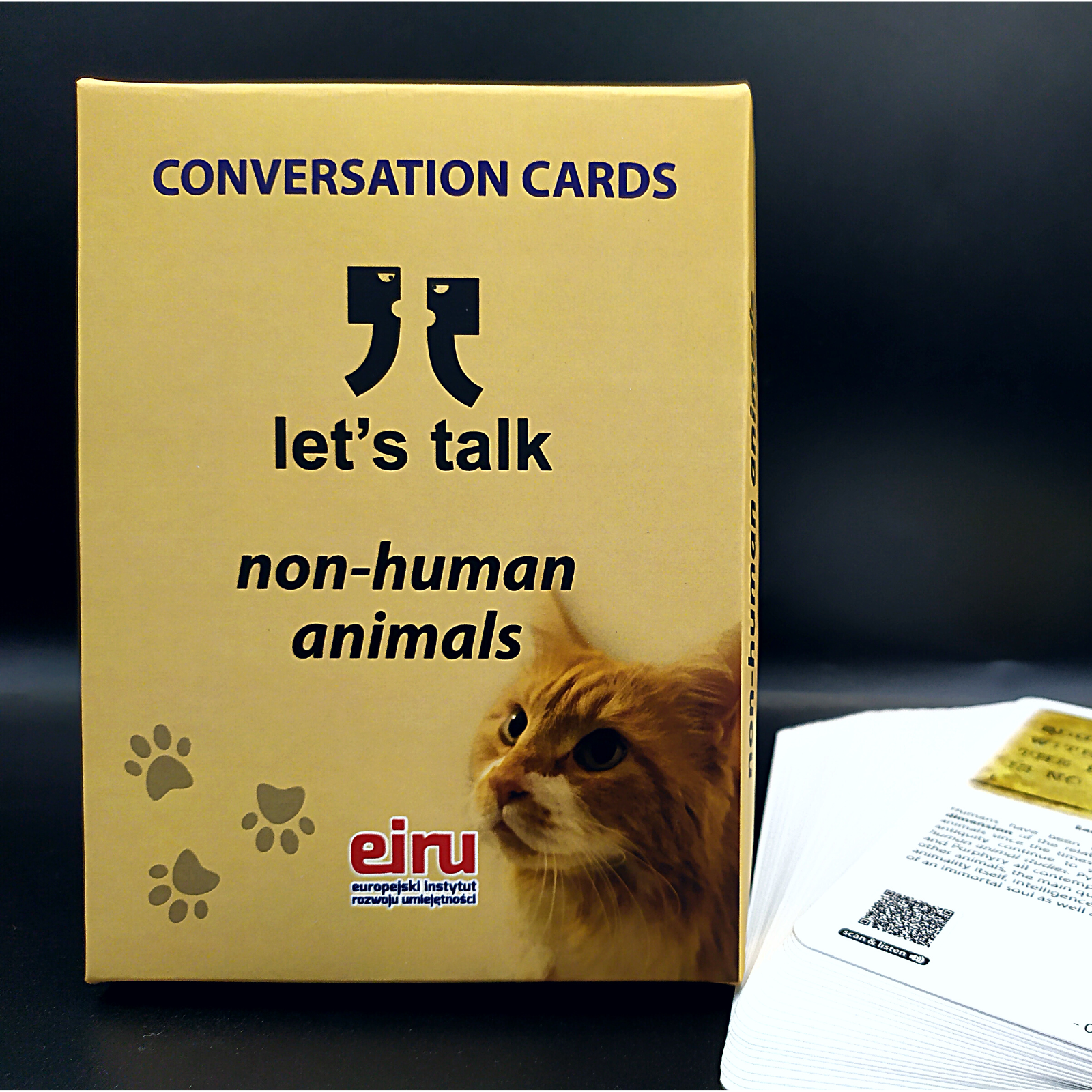 Conversation Cards - Let's talk - non-human animals - Europejski Instytut  Rozwoju Umiejętności