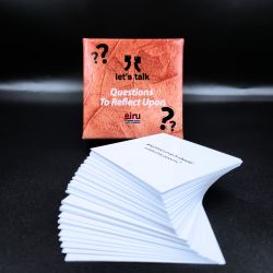 Conversation Cards - Let's talk mini - QUESTIONS TO REFLECT UPON
